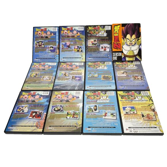 Dragon Ball Z DVD Lot of 12 – Majin Buu & Cell Games Sagas + Season 1 Set (READ) - Picture 2 of 9